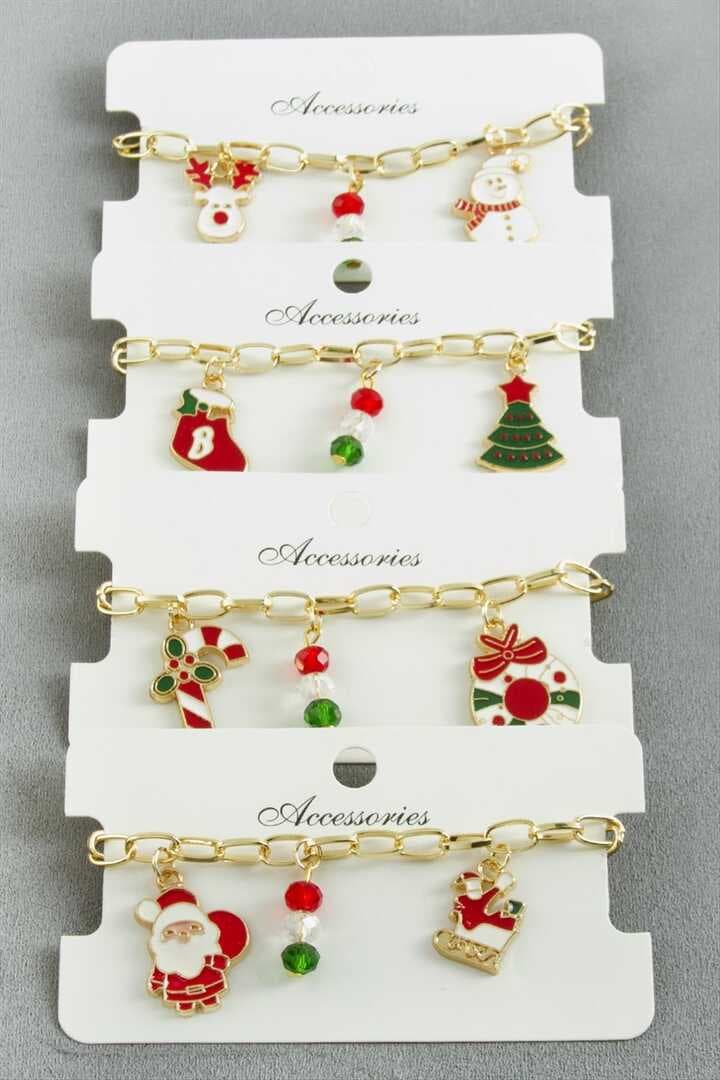 Karışık Zincir Yılbaşı Bilekliği