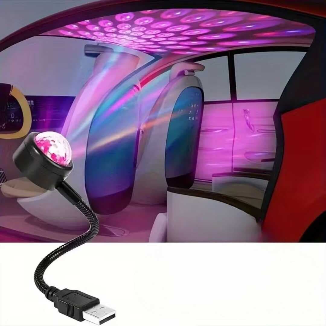 USB Sese Duyarlı 8 Farklı Mod Işıklı LED Atmosfer Işığı – Ambiyans Aydınlatması (5430)