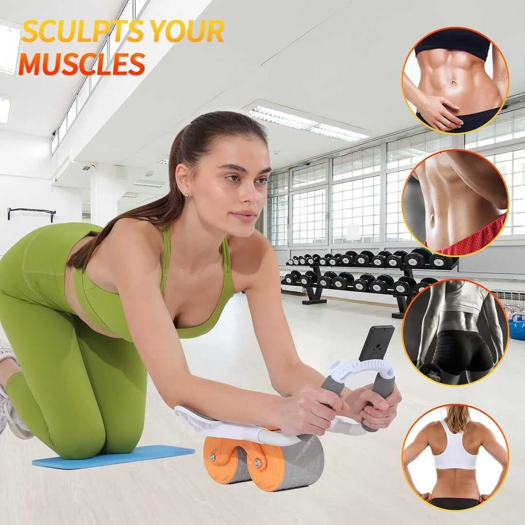 Ultimate Sup, Abs Tekerlekli Silindir, Abs Egzersizi, Silindirli Egzersiz, Fitness Ekipmanı (5430)
