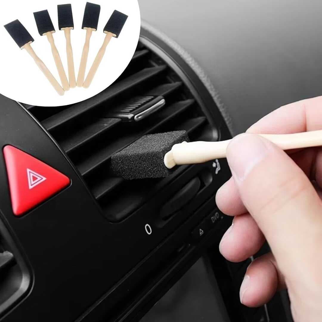5'li Araba Havalandırma Temizleme Fırçaları Klima ÇıkışlarıToz Alma&amp;Otomobil İçi Detaylı Mini Temizlik Aparatları (4767)