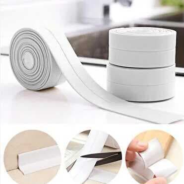 BEYAZ Su Sızdırmaz Lavabo Kenar Bandı (3.2m) (5430)