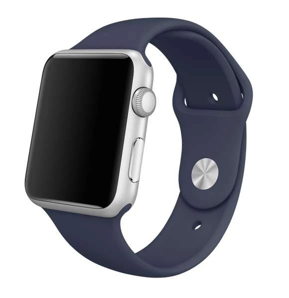 Ally Apple Watch 7-8 45mm 6-5-4 44mm Silikon Kordon Kayış 3-2-1 42mm-(5775)