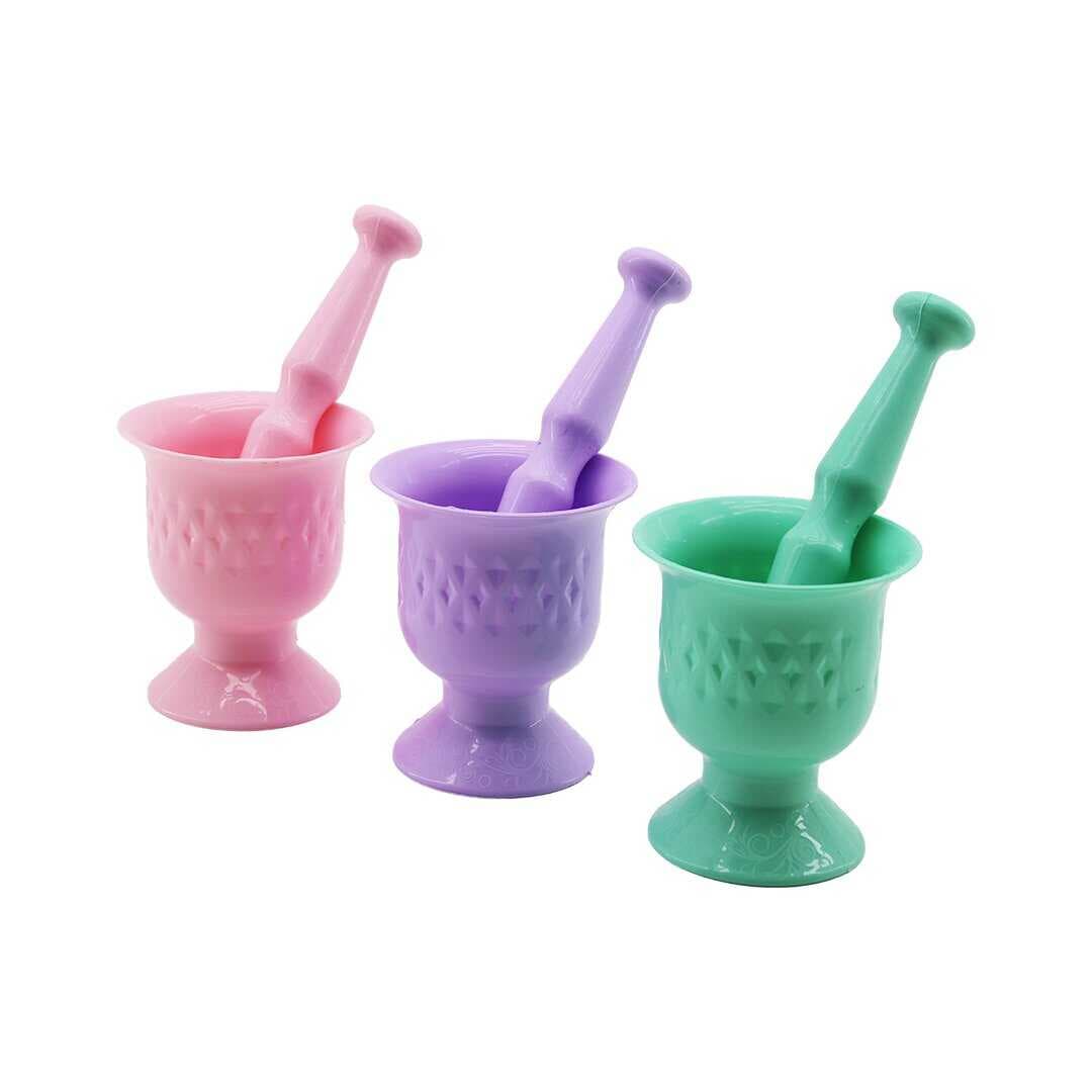 RENKLİ PLASTİK HAVAN - MORTAR  SARIMSAK DÖVECEK (5430)