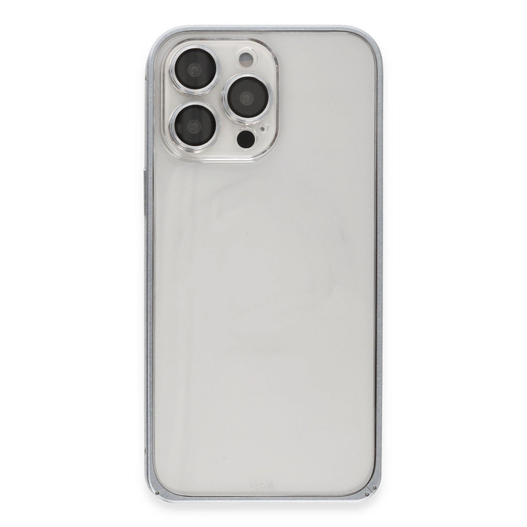 Joko Apple İphone 15 Pro Max Metal Bumper Mat Kapak - Gri