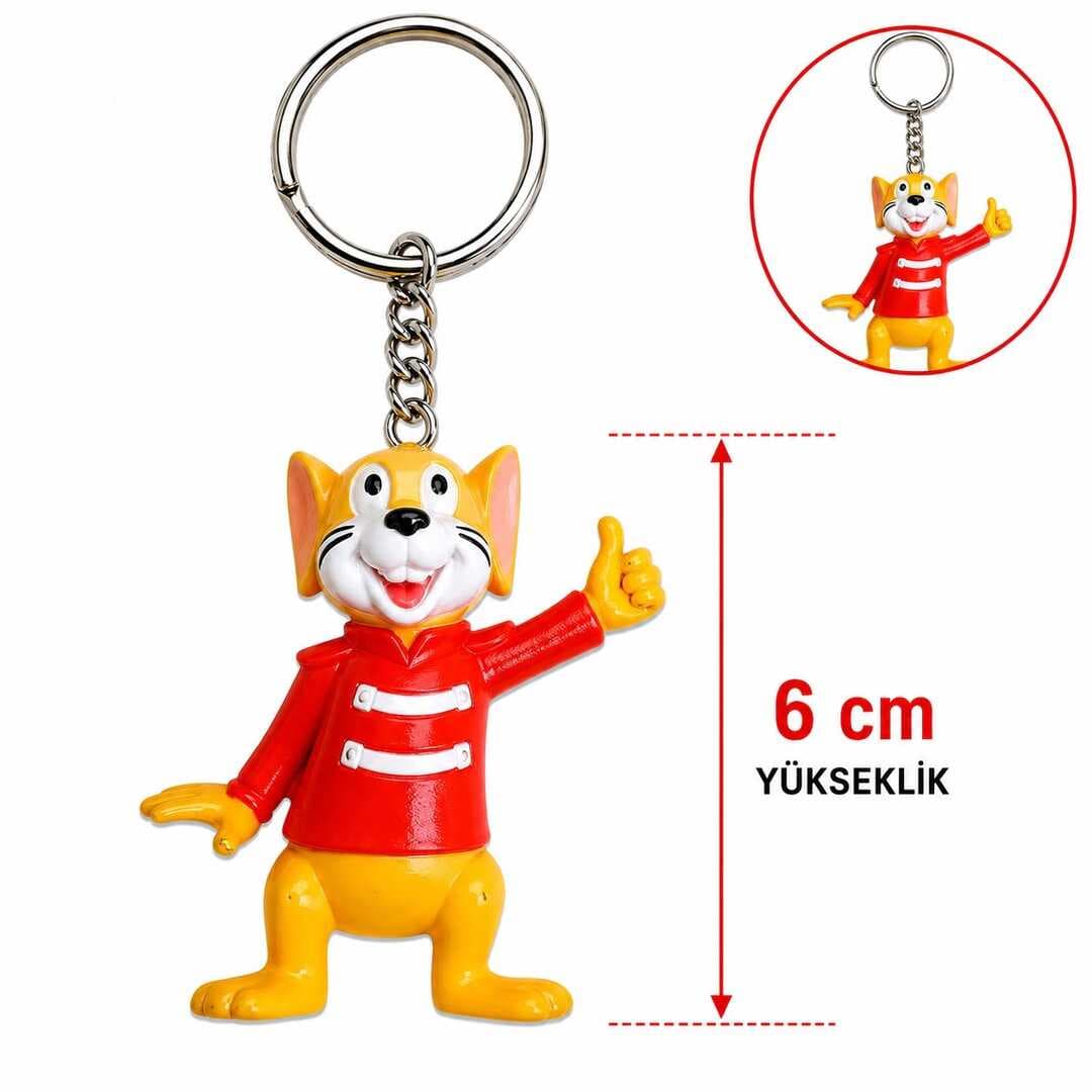 Sevimli Fare Figürlü Anahtarlık 6 Cm (5430)