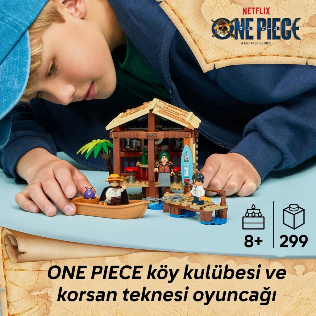 LEGO ONE PIECE Yel Değirmeni Köyü Kulübesi 75636