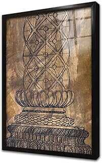 Sütu Çerçeveli Cam Tablo 30x40 cm CA07020