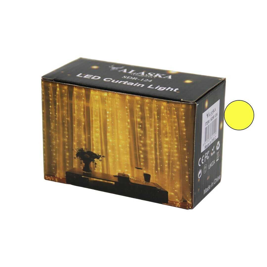 GÜN IŞIĞI 3X3MT USB - KUMANDALI TEL PERDE LED - DEKOR LAMBA (5430)