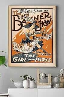 (15350) Big Baer Show Vitage Kavas Tablo 40 x 60