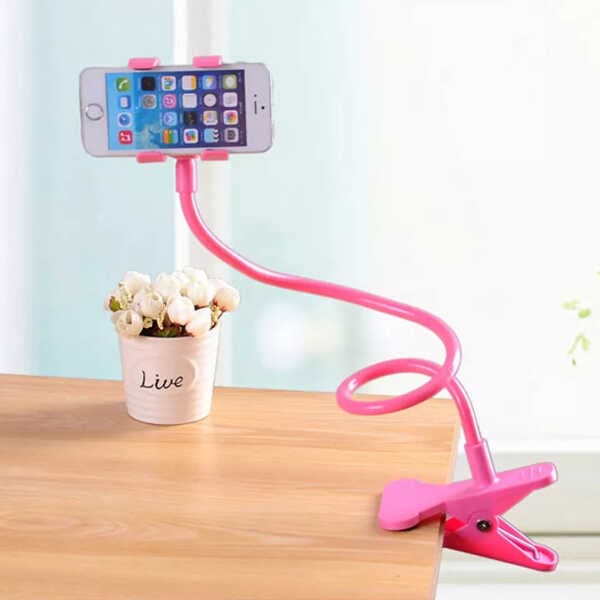 Pembe Renk Akrobat Telefon Tutucu Oynar Başlıklı