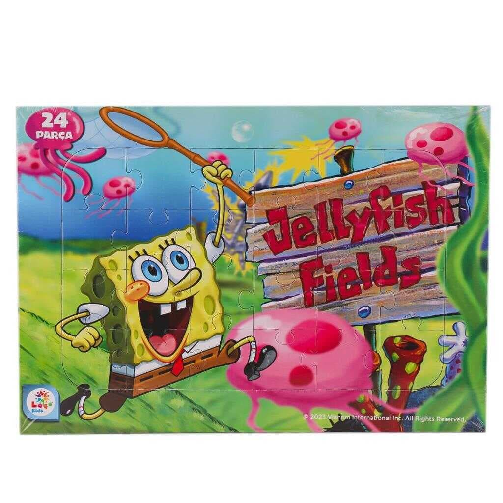 Nessiworld SB7979 Spongebob Taslamalı 24 Parça Frame Puzzle -Laçokids