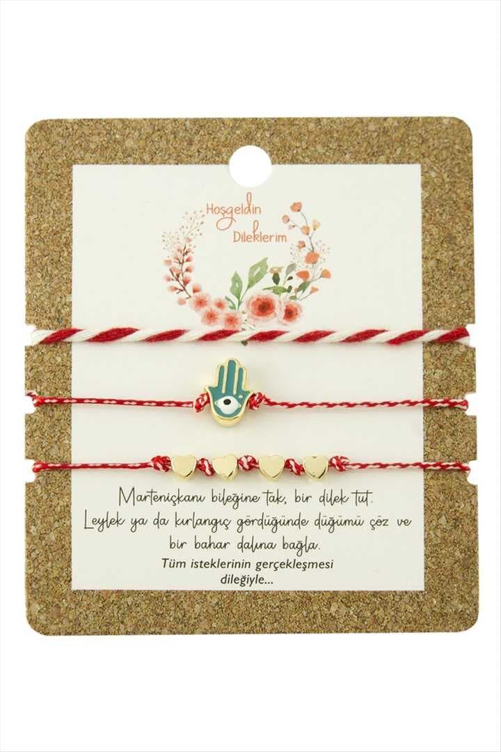 3 Adet Ftm Ana Eli Marteniçka Bileklik