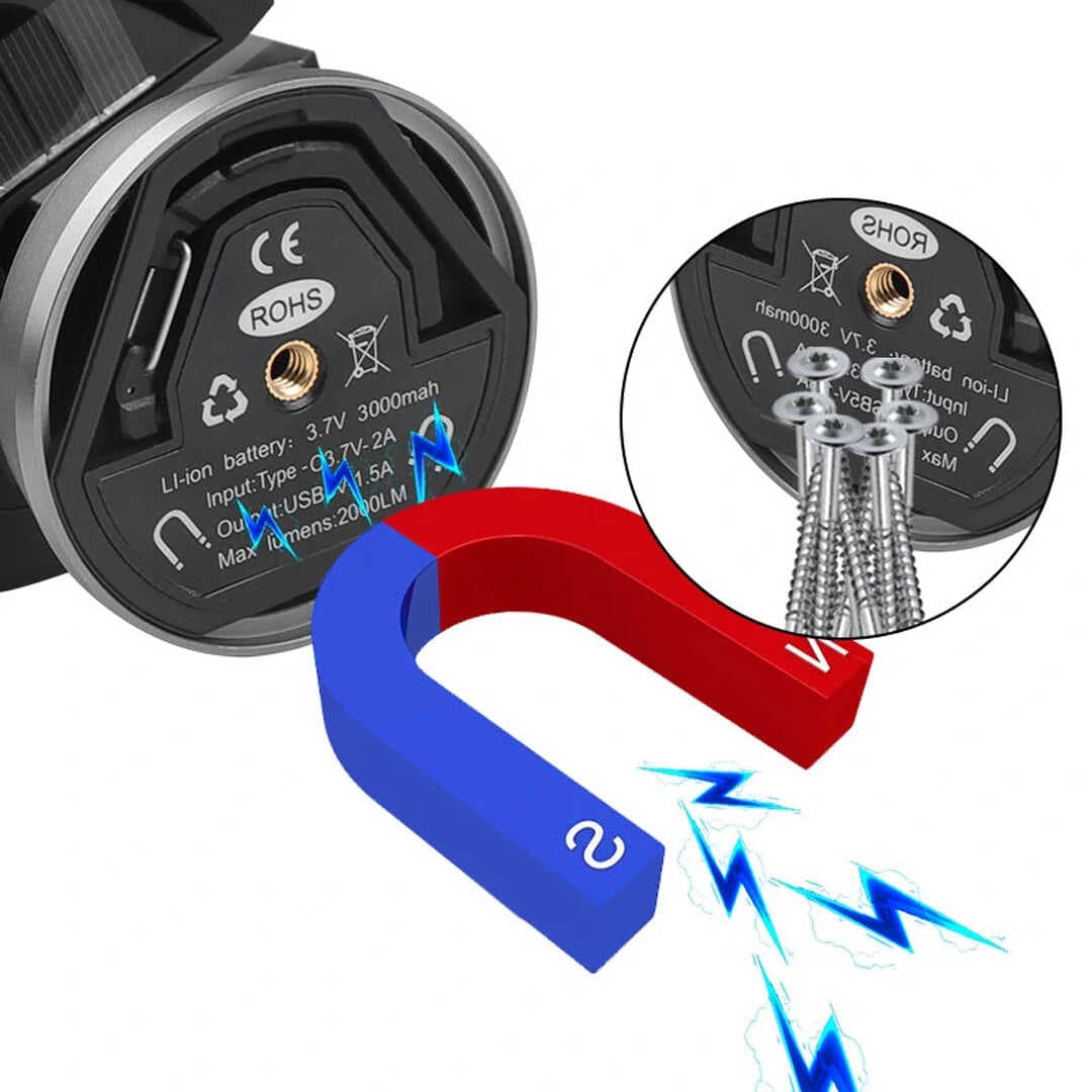 25 WATT USB - TYPE-C GİRİŞLİ COB LEDLİ TEK YÖNLÜ 180 DERECE SOLAR ÇALIŞMA LAMBASI (4767)