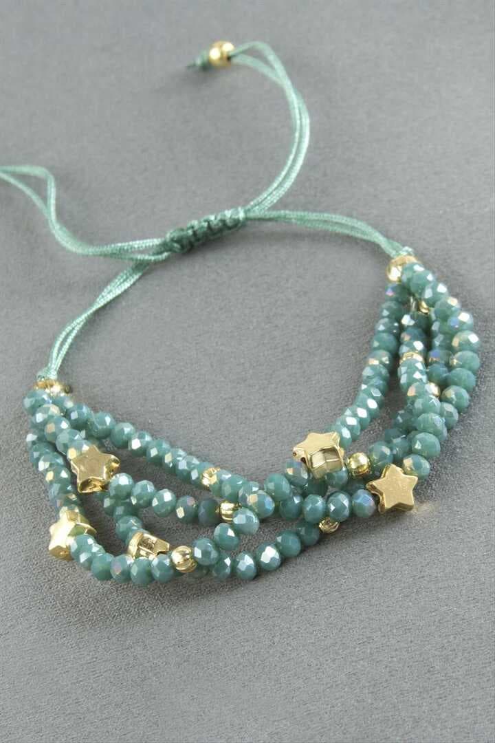 4'lü Karışık Kristal Bileklik