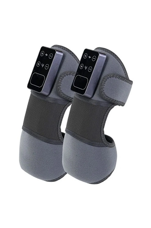 2 Adet Şarjlı Isıtmalı Diz Masaj Aleti – Titreşimli Fizyoterapi Dizlik | Diz Omuz Kol Bacak