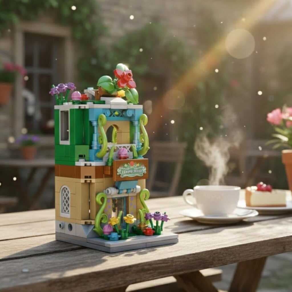 P657037 ÇİÇEK DÜKKANI 280 PARÇA BLOCK OYUNCAK