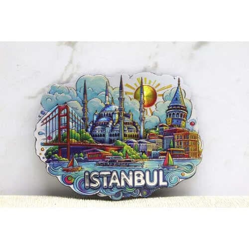 İstanbul Temalı Silikon Buzdolapı Süsü Magnet