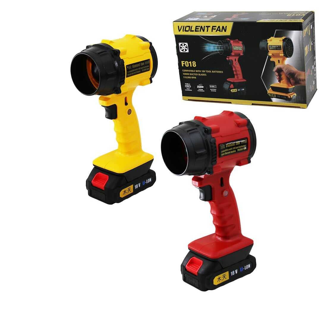 FÖN MODEL HAVA ÜFLEYİCİ FAN KÖRÜK ŞARJLI=18V -1000W 70MM AĞIZ TOZ-KAR-MANGAL ÜFLE - PET KURUT - H.YASTIK ŞİŞİR (5430)