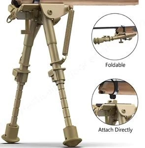 Üstün Metal Alaşım Yaylı Bipod Çatalayak