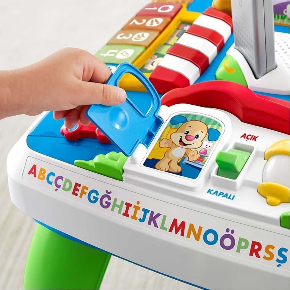 Fisher Price Eğlen & Öğren Eğitici Köpekçiğin Aktivite Masası (Türkçe ve İngilizce)
