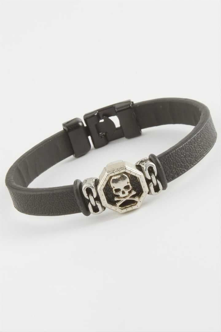 Kuru Kafa Kaliteli Suni Deri Bileklik