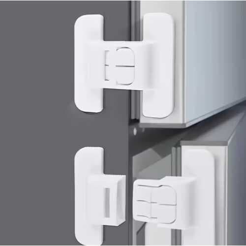 4 Adet Buzdolabı Çekmece ve Dolap Kapağı Çocuk Kilidi