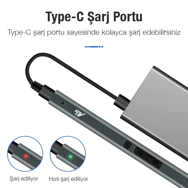 Ally 40 Elektrikli Kalem Tornavida Seti Mini Şarjlı Tornavida-(5775)