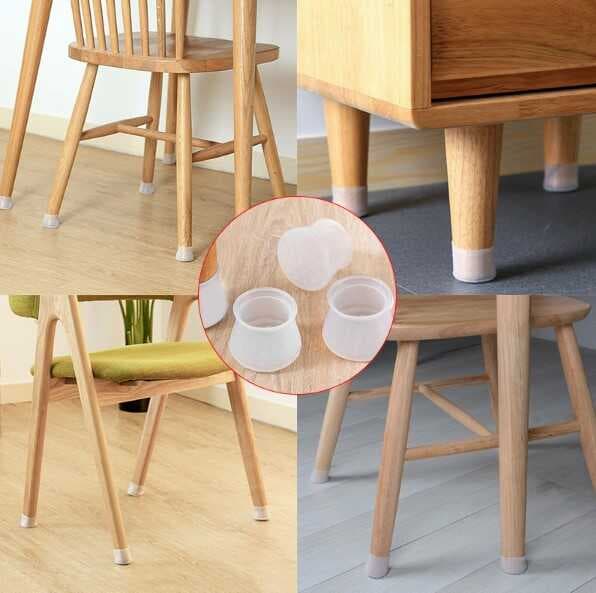 Nessiworld Masa ve Sandalye Ayak Koruyucu Silikon 12 Adet