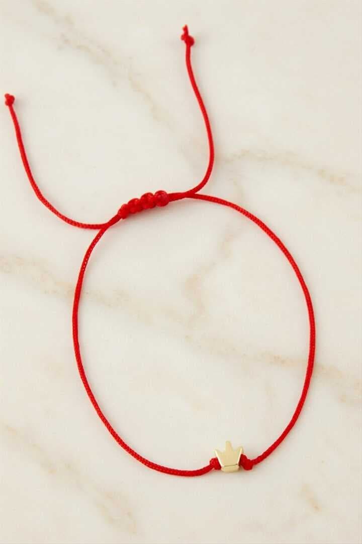 Taç Makrome İp Bileklik