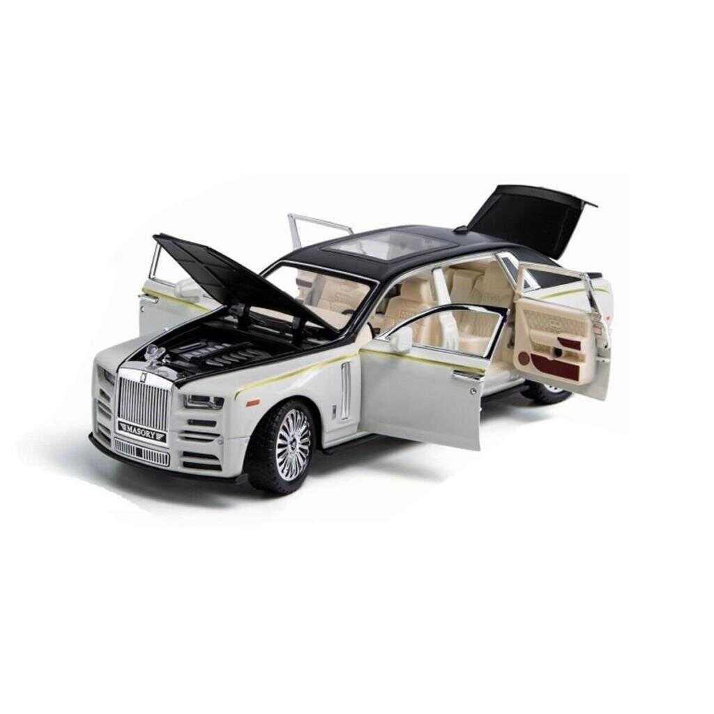 Nessiworld ZHD-B2407- Vardem  Çek Bırak Işıklı ve Sesli Model RR Metal Araba 1:24