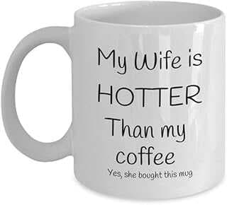 print dore Kocama Hediye Karım Kahve Kupamdan Daha SICAK, Hediye Kahve Kupa,ingilizce kupa