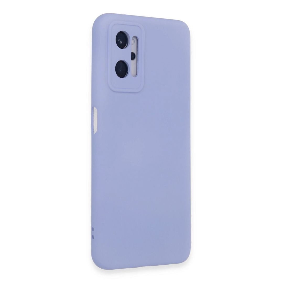 Realme 9i 4g Kılıf Nano İçi Kadife Silikon - Lila