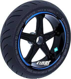 Çıar Extreme Azur Mavi 4 Parçalı Keski Jat Şeridi Sticker