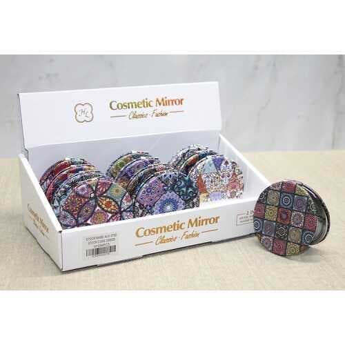 Taşlı El Aynası Yuvarlak İnce Model 1