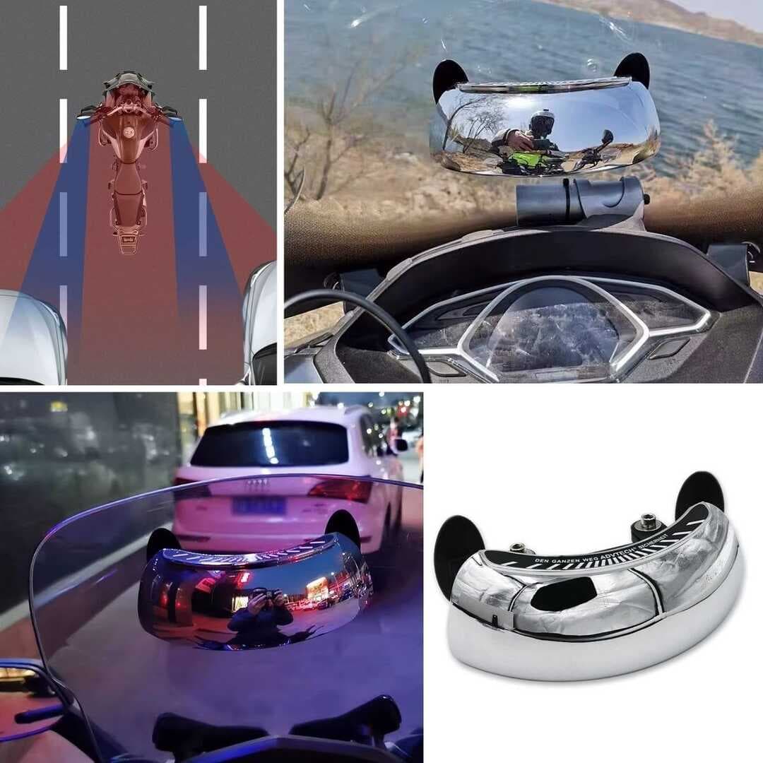 Motosiklet İçin Islanmaya Dayanıklı Geniş Açı Görme ve Kör Nokta Aynası (5430)