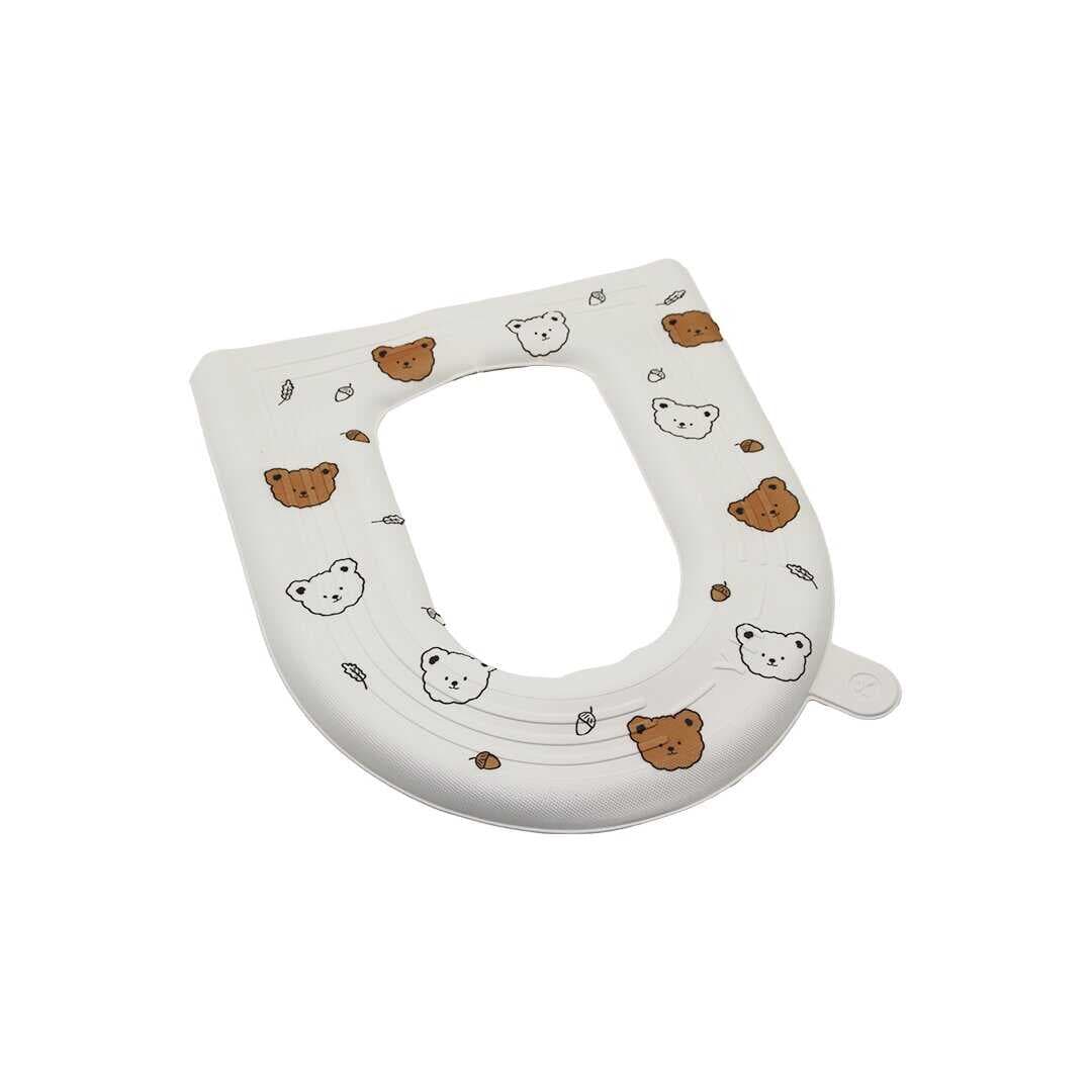 KLOZET OTURAK KILIFI DESENLİ EVA PED OTURAK KALDIRMA KULAKLI YAPIŞKANLI (5430)