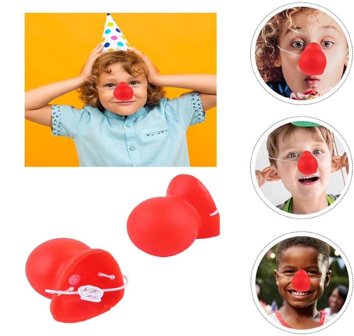 Kırmızı Renk Lastikli Burun Palyaço Burun