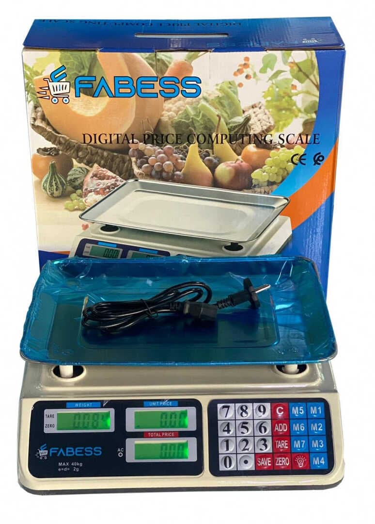 Dijital Göstergeli Elektronik Bakkal Kasap Manav Terazisi 40 Kg (5430)