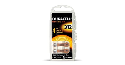 DURACELL 312 İŞİTME CİHAZ KULAK PİLİ 6 PARÇA  KUTU (4767)