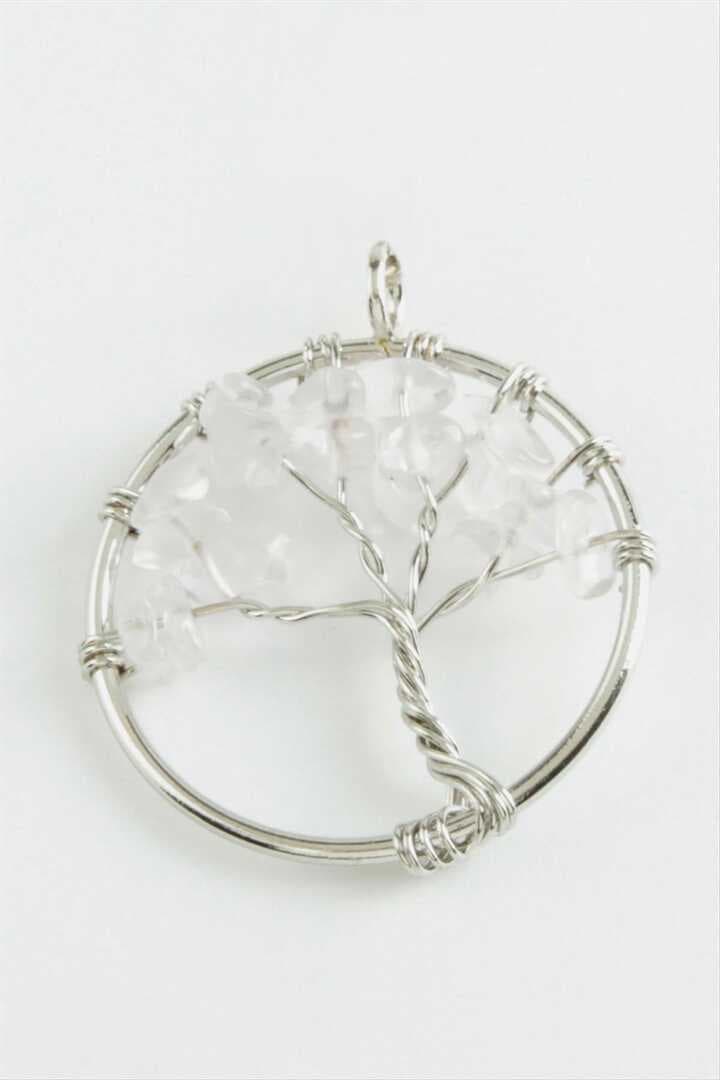 Kuvars Doğaltaş Kolye Ucu