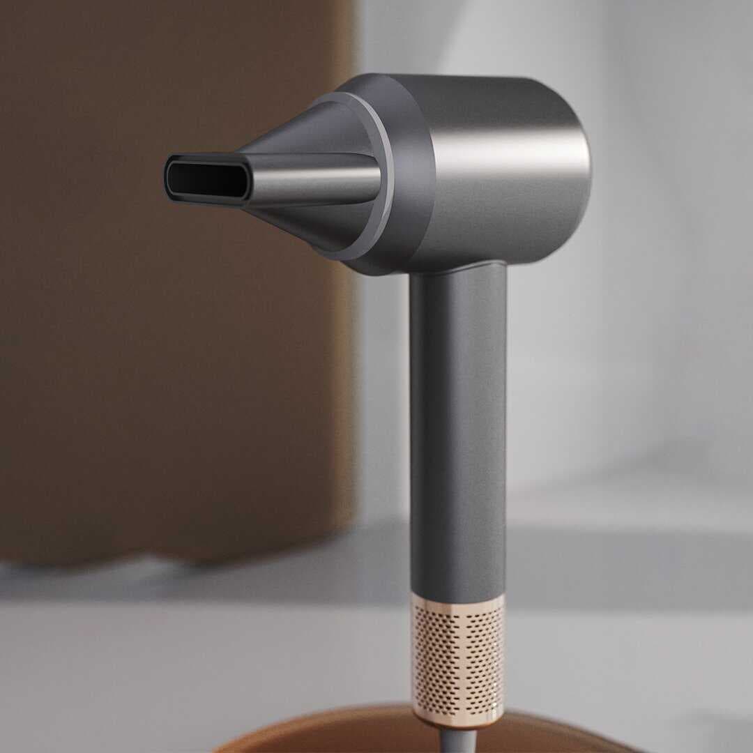 GRİ BLDC TURBO MOTOR SAÇ KURUTMA MAKİNESİ 1500W3-KDM.HIZ4-KDM.ISIAYAR=SICAK-ILIK-HAFİF-SOĞUK SHD-1740 (5430)