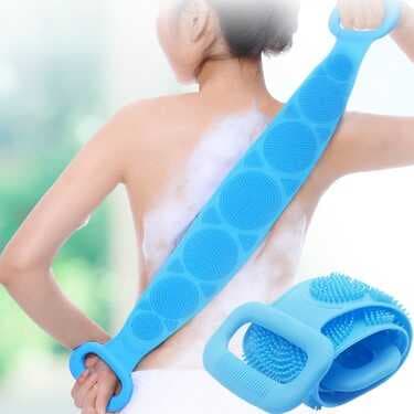 Silikon Sırt Kesesi 60 Cm Sırt Keseleme Fırçası Banyo Duş Lifi (5430)