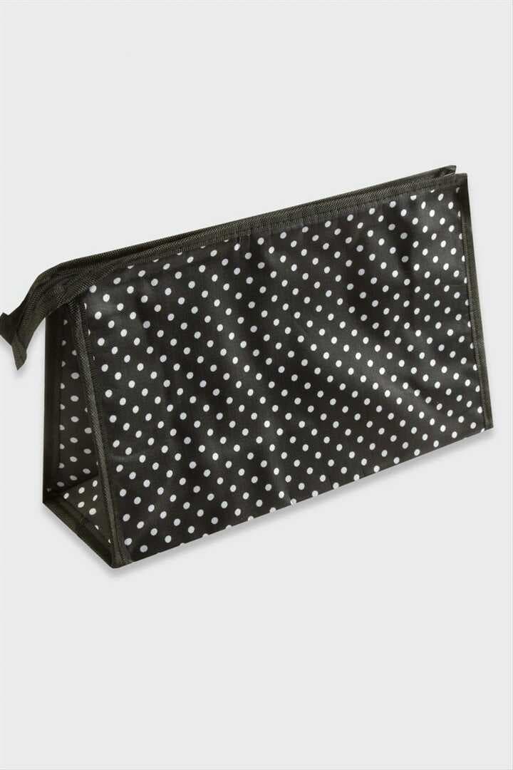 Benekli Desenli Makyaj Çantası