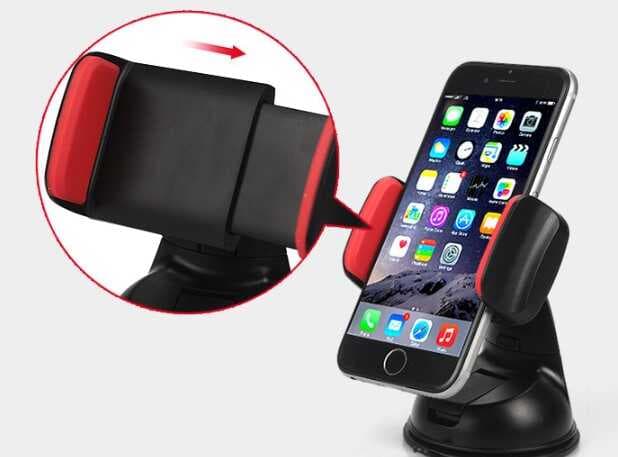 Araç İçi Torpido ve Cam Vakumlu Kısa Boy Telefon Tutucu (5430)