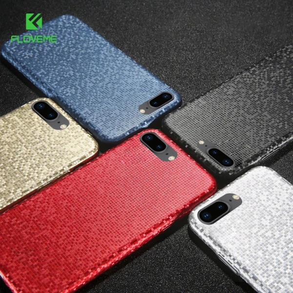 Floveme İPhone X- XS Mozaik Ultra Slim Premium Pc Fit Kılıf-(5775)