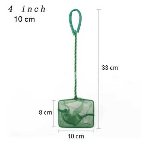 Akvaryum Balık Yakalama Kepçesi 4 inç 10 cm