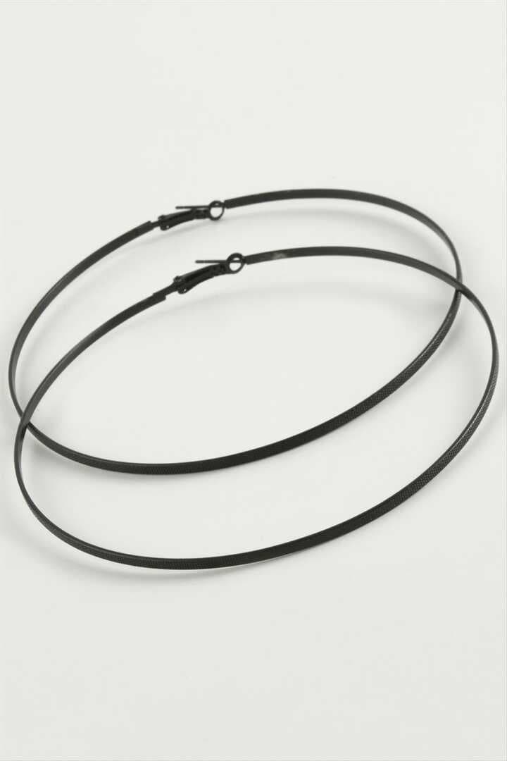 Noktalı Metal Halka Küpe 8-9-10 cm