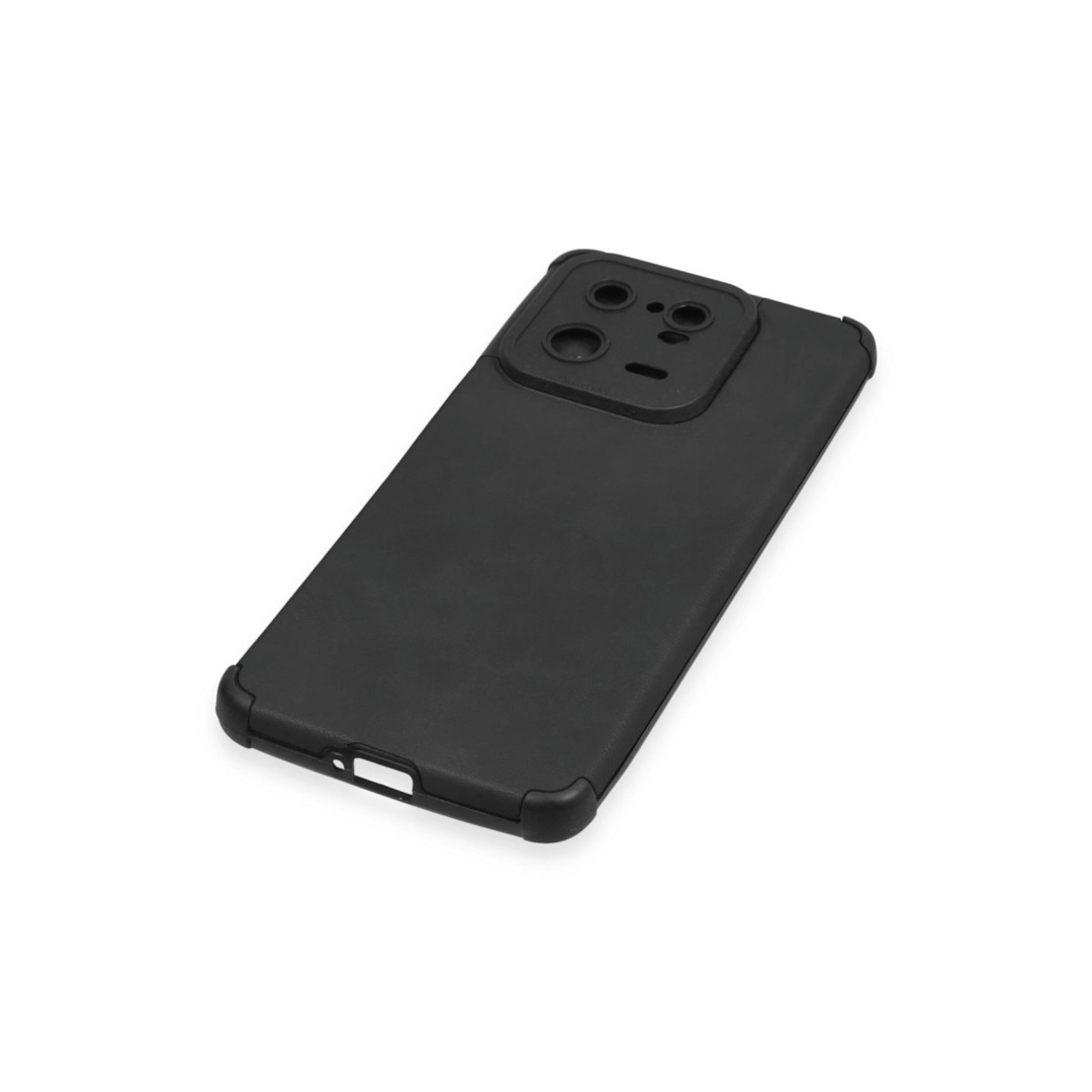 Xiaomi Mi 13 Pro Kılıf Loop Deri Silikon - Siyah