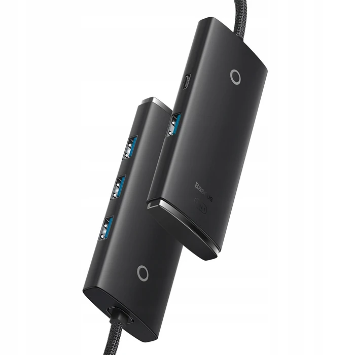 Baseus Lite Series 4 Portlu Type-C to USB 3.0 HUB Adaptör 25cm-(5775)