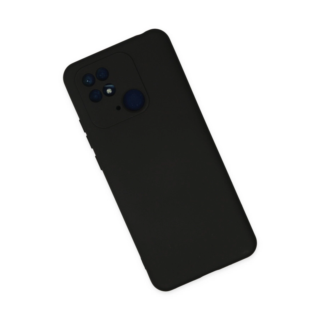 Xiaomi Redmi 10c Kılıf Nano İçi Kadife Silikon - Siyah